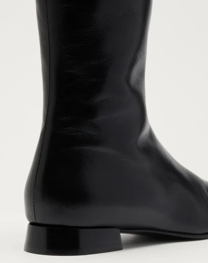 Buty z koźlej skóry z logo Vlogo 20 mm Buty z koźlej skóry z logo Vlogo 20 mm
