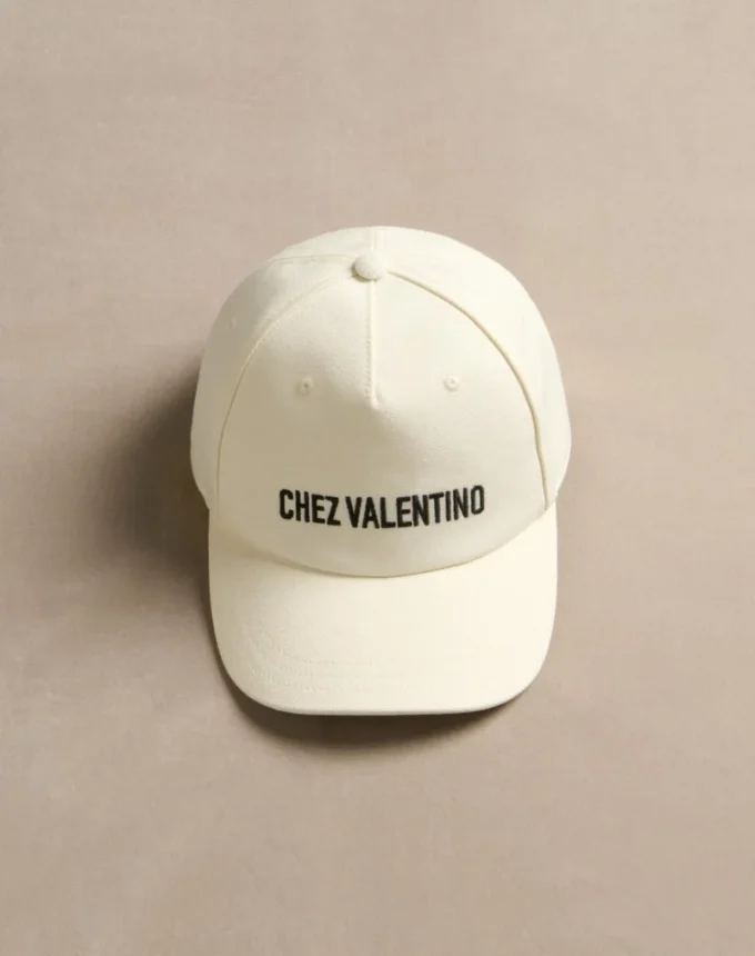 Czapka baseballowa Chez Valentino z bawełny