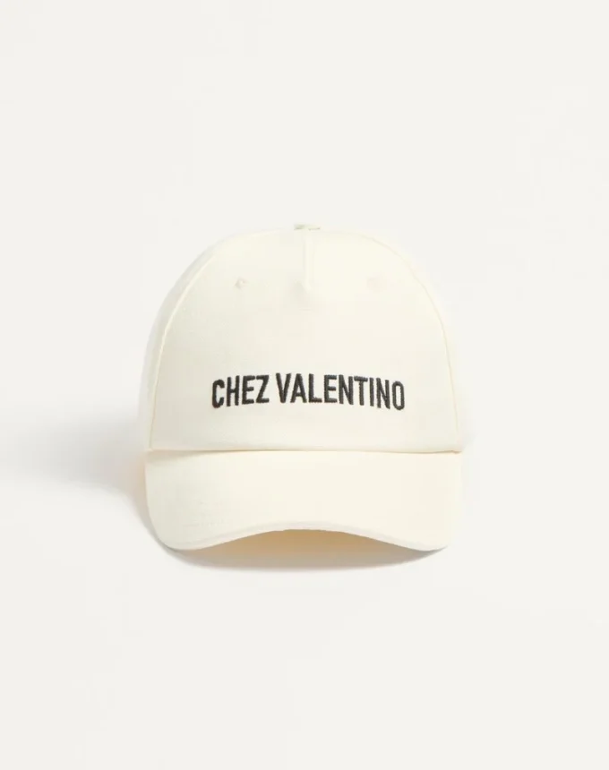 Czapka baseballowa Chez Valentino z bawełny