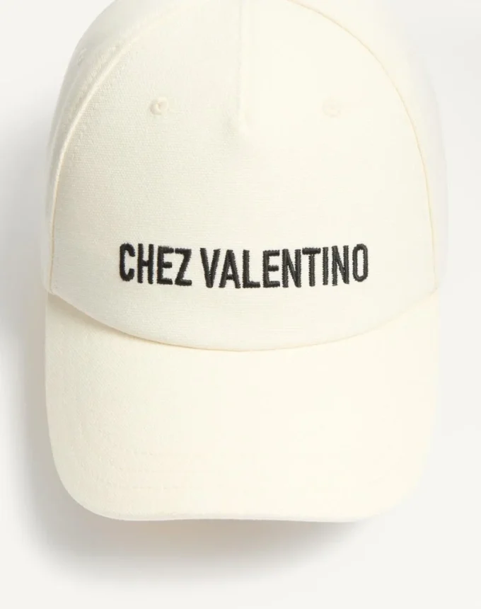 Czapka baseballowa Chez Valentino z bawełny