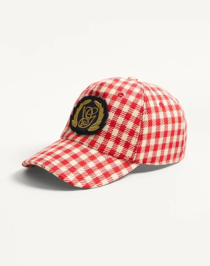 Czapka baseballowa Valentino Garavani z bawełny i wełny z naszywką Czapka baseballowa Valentino Garavani z bawełny i wełny z naszywką