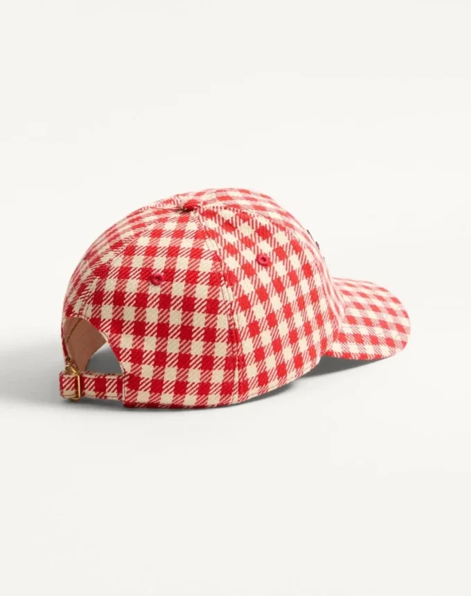 Czapka baseballowa Valentino Garavani z bawełny i wełny z naszywką Czapka baseballowa Valentino Garavani z bawełny i wełny z naszywką