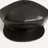 Czapka skórzana Valentino Garavani Vlogo Signature Czapka skórzana Valentino Garavani Vlogo Signature