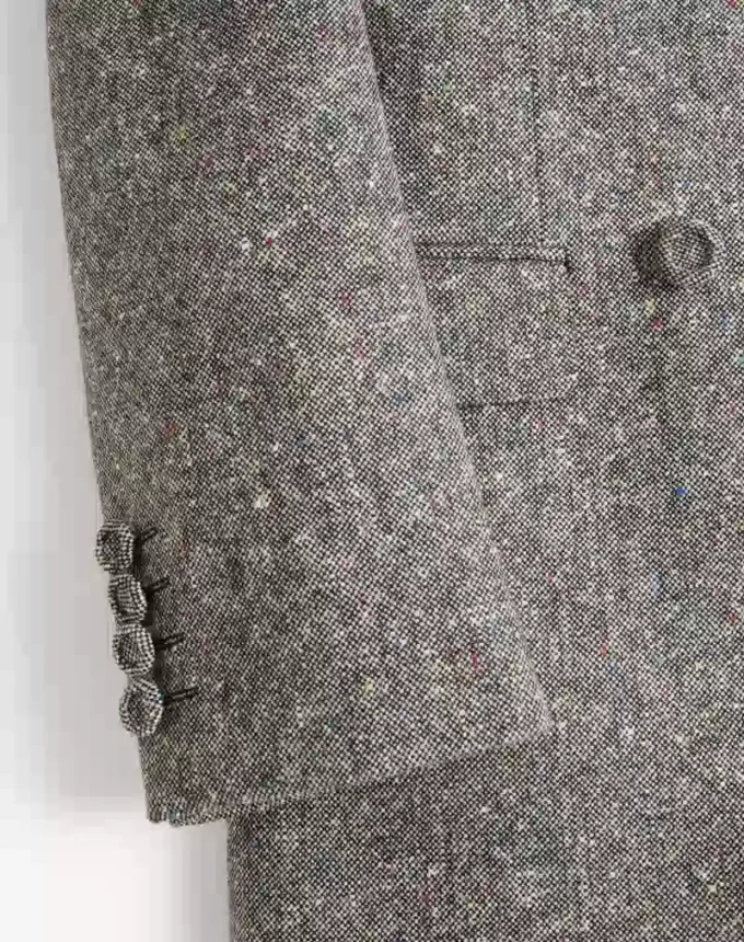 Dwurzędowa marynarka Valentino z wełny natté boutonné Dwurzędowa marynarka Valentino z wełny natté boutonné