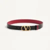 Dwustronny pasek VLogo Signature z błyszczącej skóry cielęcej – 30 mm / 1,2 cala. Dwustronny pasek VLogo Signature z błyszczącej skóry cielęcej – 30 mm / 1,2 cala.