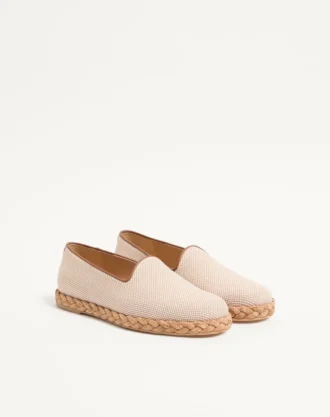 ESPADRYLE Z PŁÓCIENNEJ KANWY PALM AVENUE