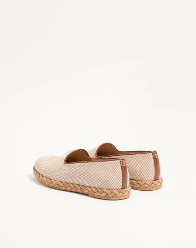 ESPADRYLE Z PŁÓCIENNEJ KANWY PALM AVENUE