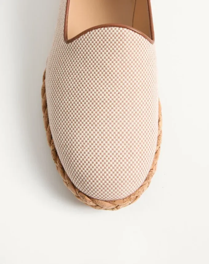 ESPADRYLE Z PŁÓCIENNEJ KANWY PALM AVENUE