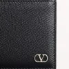 Etui na karty Vlogo Signature z ziarnistej skóry cielęcej