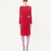 Haftowana sukienka midi Cady Couture Haftowana sukienka midi Cady Couture