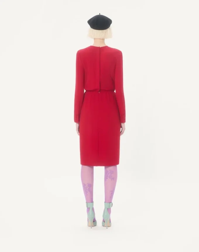 Haftowana sukienka midi Cady Couture Haftowana sukienka midi Cady Couture