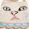 Haftowana torba na ramię Valentino Garavani Le Chat De La Maison z frędzlami Haftowana torba na ramię Valentino Garavani Le Chat De La Maison z frędzlami