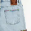 Haftowane szorty jeansowe Haftowane szorty jeansowe