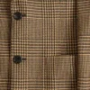 Jednorzędowa wełniana marynarka Valentino w kratę Glen Plaid