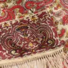 Jedwabna chusta bandeau Voyage Imaginaire z frędzlami