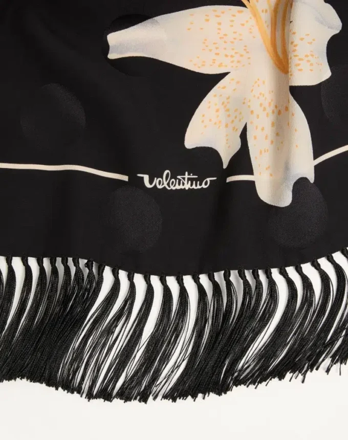 Jedwabny szalik Apres L’Hiver Lilium