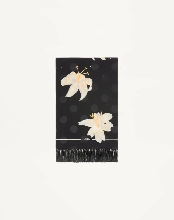 Jedwabny szalik Apres L’Hiver Lilium
