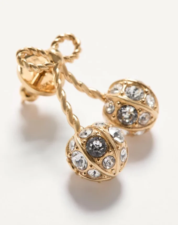 Kolczyki Cherryfic z metalu i kryształów Swarovski®