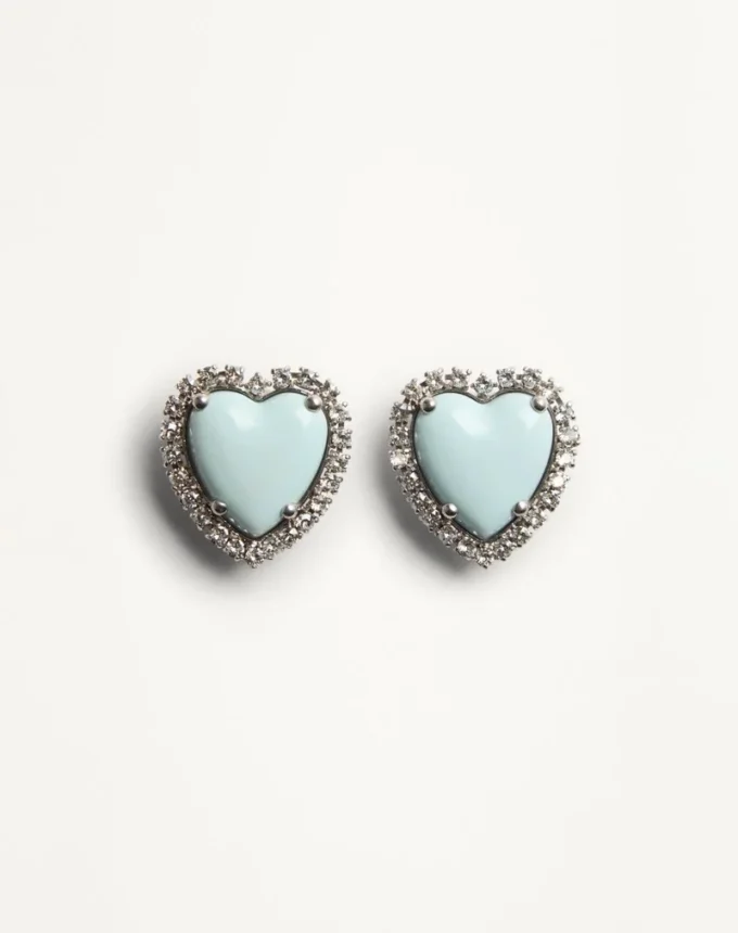 Kolczyki Coeur Hyperbole z metalu, żywicy i kryształów Swarovski® Kolczyki Coeur Hyperbole z metalu, żywicy i kryształów Swarovski®