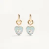 Kolczyki Coeur Hyperbole z metalu, żywicy i kryształów Swarovski® Kolczyki Coeur Hyperbole z metalu, żywicy i kryształów Swarovski®