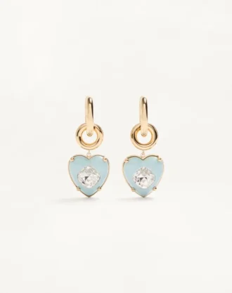 Kolczyki Coeur Hyperbole z metalu, żywicy i kryształów Swarovski® Kolczyki Coeur Hyperbole z metalu, żywicy i kryształów Swarovski®