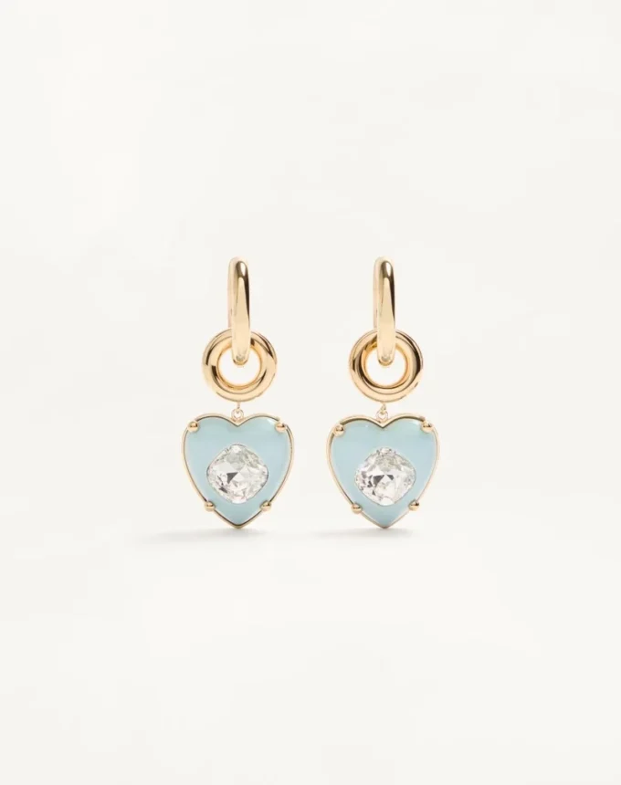 Kolczyki Coeur Hyperbole z metalu, żywicy i kryształów Swarovski® Kolczyki Coeur Hyperbole z metalu, żywicy i kryształów Swarovski®