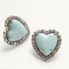 Kolczyki Coeur Hyperbole z metalu, żywicy i kryształów Swarovski® Kolczyki Coeur Hyperbole z metalu, żywicy i kryształów Swarovski®