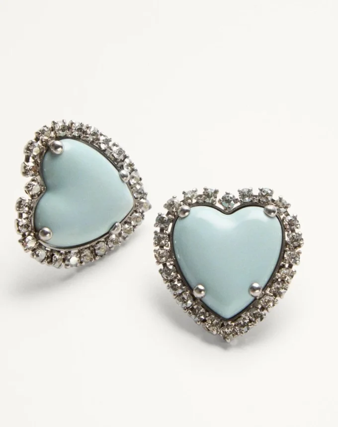 Kolczyki Coeur Hyperbole z metalu, żywicy i kryształów Swarovski® Kolczyki Coeur Hyperbole z metalu, żywicy i kryształów Swarovski®