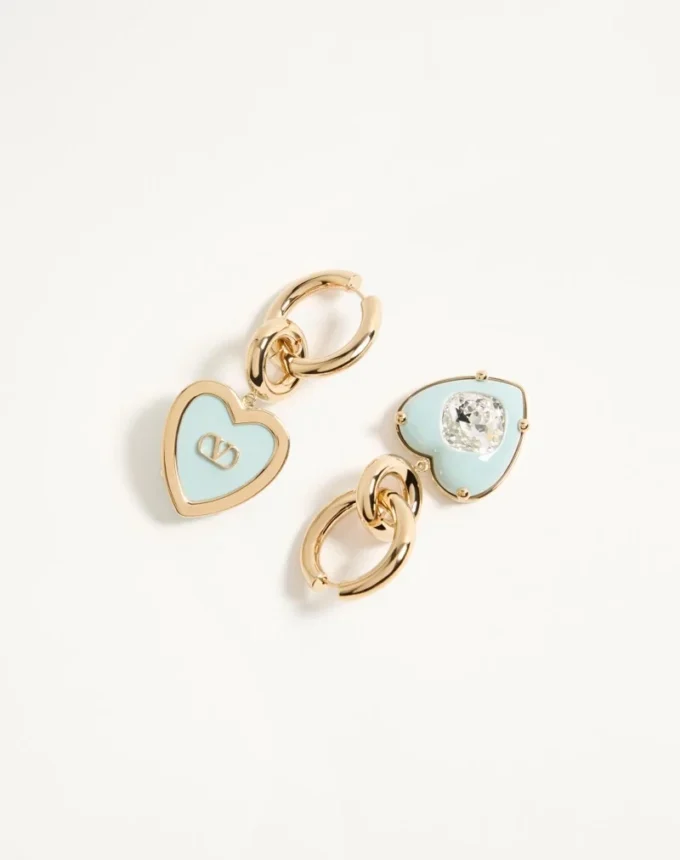 Kolczyki Coeur Hyperbole z metalu, żywicy i kryształów Swarovski® Kolczyki Coeur Hyperbole z metalu, żywicy i kryształów Swarovski®