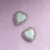 Kolczyki Coeur Hyperbole z metalu, żywicy i kryształów Swarovski® Kolczyki Coeur Hyperbole z metalu, żywicy i kryształów Swarovski®