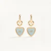 Kolczyki Coeur Hyperbole z metalu, żywicy i kryształów Swarovski® Kolczyki Coeur Hyperbole z metalu, żywicy i kryształów Swarovski®