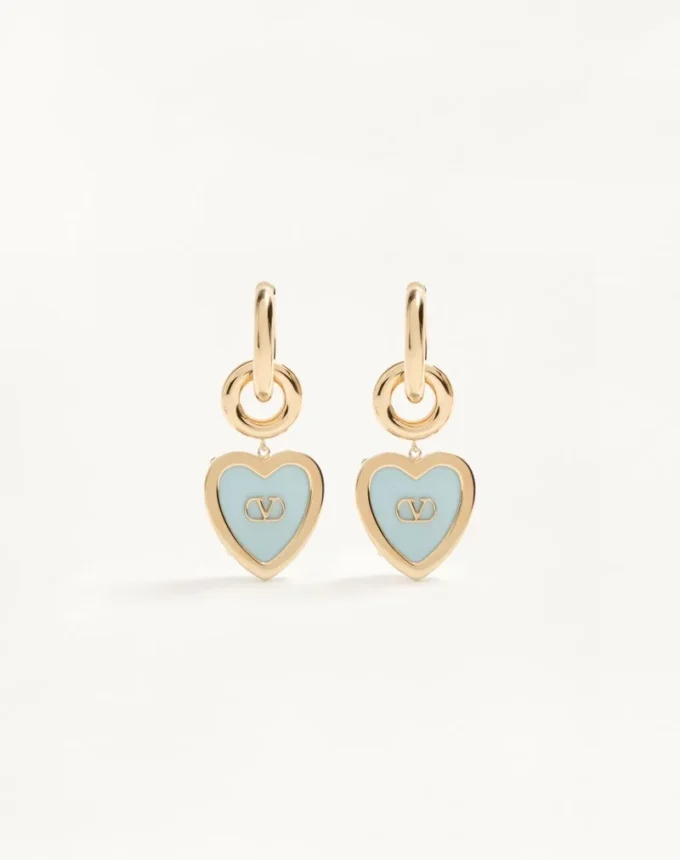 Kolczyki Coeur Hyperbole z metalu, żywicy i kryształów Swarovski® Kolczyki Coeur Hyperbole z metalu, żywicy i kryształów Swarovski®