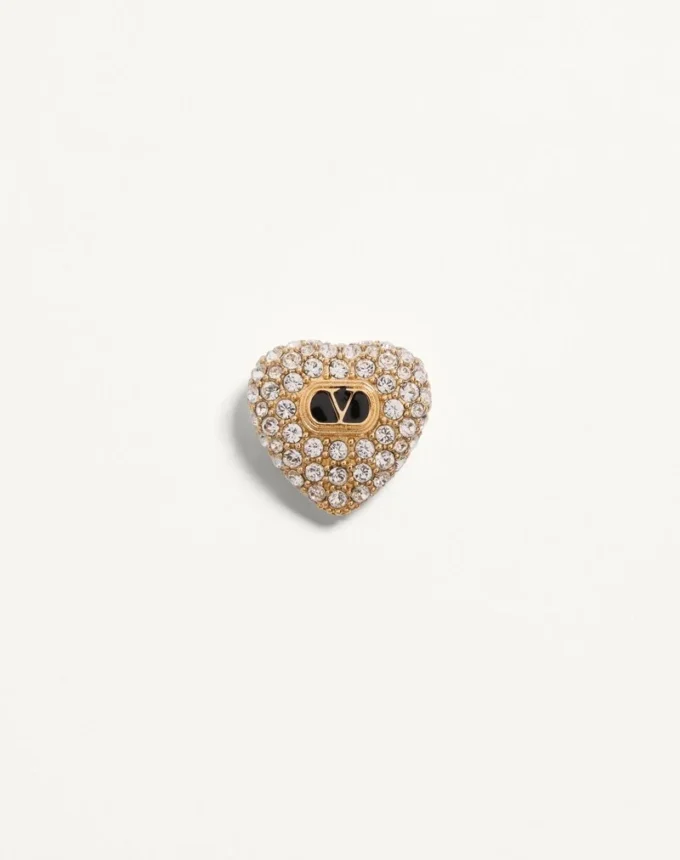 Kolczyki Coeur Royal z metalu, emalii i kryształów Swarovski® Kolczyki Coeur Royal z metalu, emalii i kryształów Swarovski®