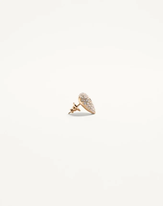 Kolczyki Coeur Royal z metalu, emalii i kryształów Swarovski® Kolczyki Coeur Royal z metalu, emalii i kryształów Swarovski®