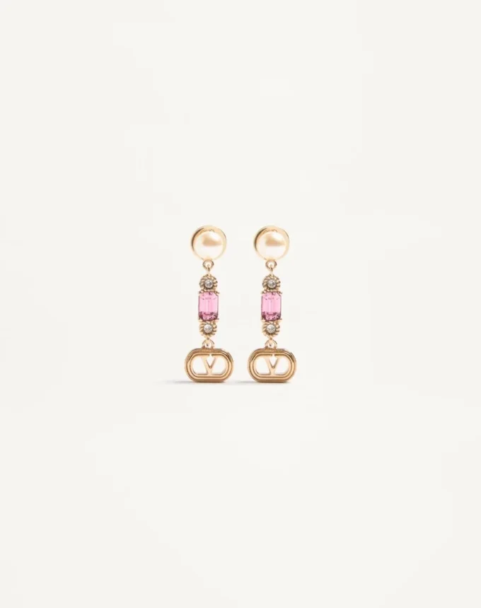 Kolczyki Ovalette z metalu, pereł i kryształów Swarovski® Kolczyki Ovalette z metalu, pereł i kryształów Swarovski®