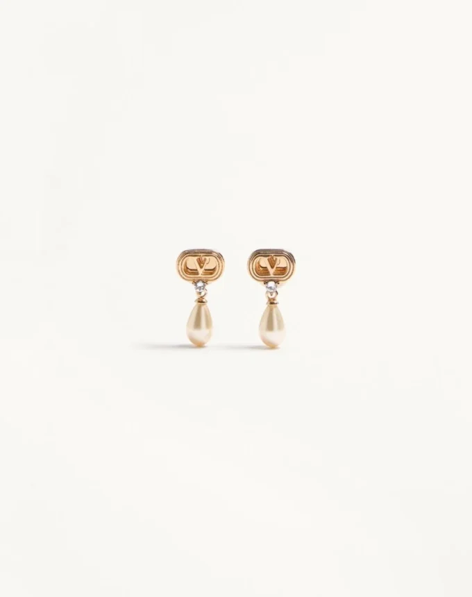 Kolczyki Ovalette z metalu, pereł i kryształów Swarovski® Kolczyki Ovalette z metalu, pereł i kryształów Swarovski®