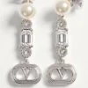 Kolczyki Ovalette z metalu, pereł i kryształów Swarovski® Kolczyki Ovalette z metalu, pereł i kryształów Swarovski®