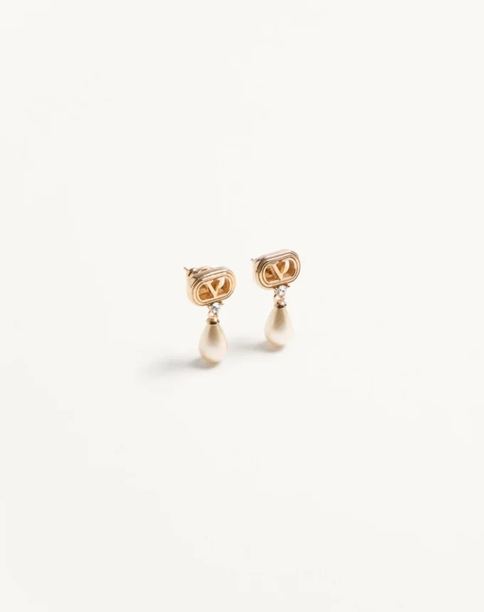 Kolczyki Ovalette z metalu, pereł i kryształów Swarovski® Kolczyki Ovalette z metalu, pereł i kryształów Swarovski®