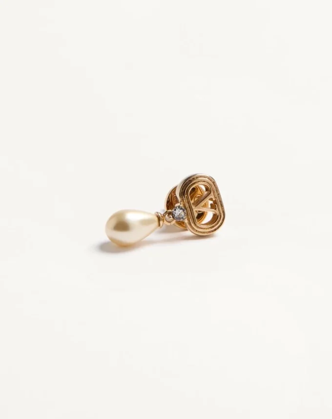 Kolczyki Ovalette z metalu, pereł i kryształów Swarovski® Kolczyki Ovalette z metalu, pereł i kryształów Swarovski®