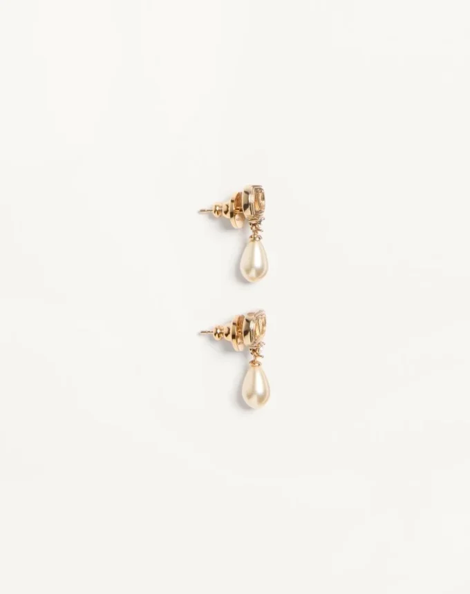 Kolczyki Ovalette z metalu, pereł i kryształów Swarovski® Kolczyki Ovalette z metalu, pereł i kryształów Swarovski®