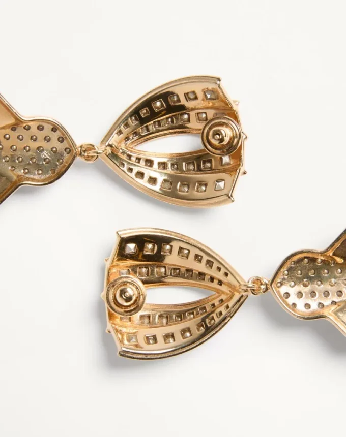 Kolczyki Pas Plus z metalu, żywicy, emalii i kryształów Swarovski® Kolczyki Pas Plus z metalu, żywicy, emalii i kryształów Swarovski®