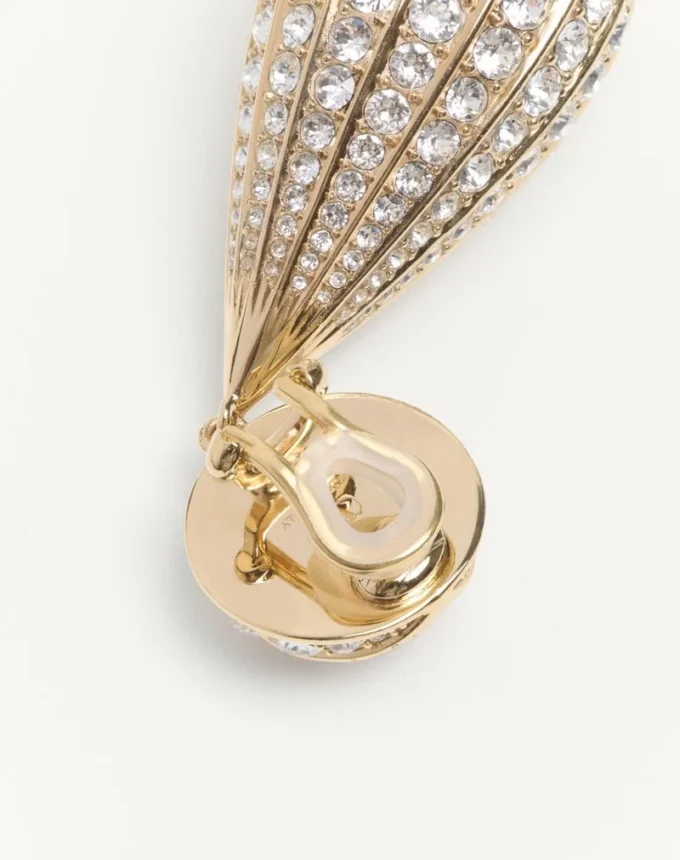 Kolczyki Poetique Des Gouttes z metalu i kryształów Swarovski®
