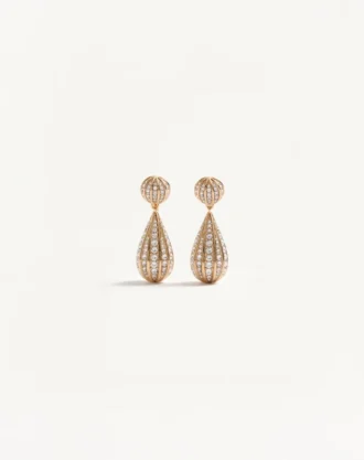 Kolczyki Poetiques Des Gouttes z metalu i kryształów Swarovski®