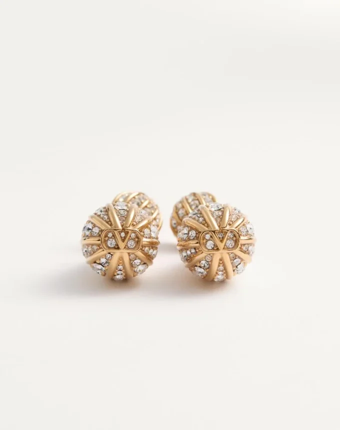 Kolczyki Poetiques Des Gouttes z metalu i kryształów Swarovski®