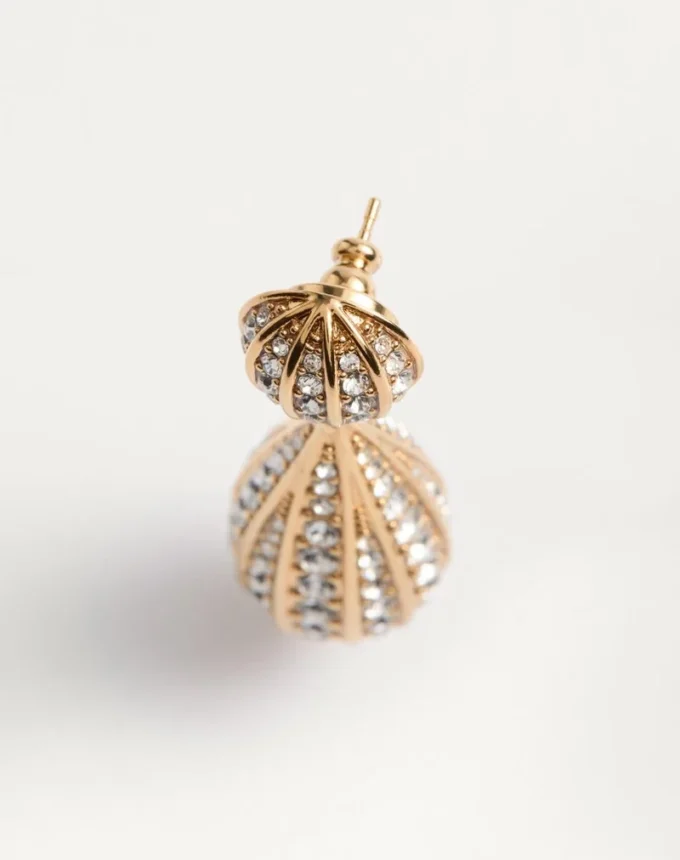 Kolczyki Poetiques Des Gouttes z metalu i kryształów Swarovski®