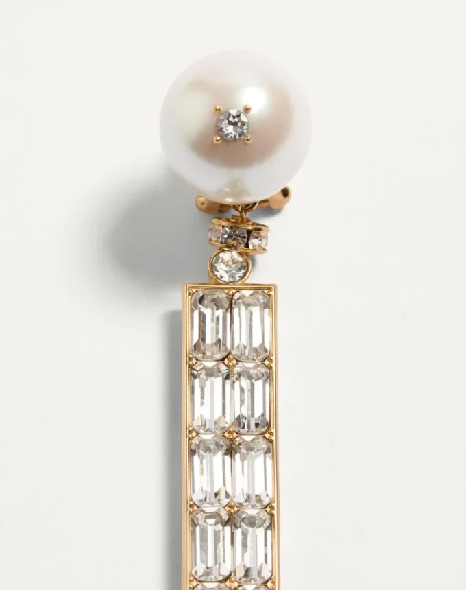 Kolczyki San Fin z kryształami Swarovski® i perłami Kolczyki San Fin z kryształami Swarovski® i perłami