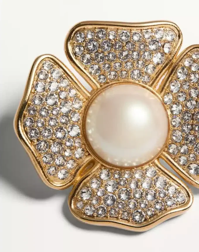 Kolczyki San Fin z kryształami Swarovski® i perłami