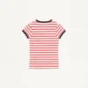 Koszulka z dzianiny bawełnianej w paski Koszulka z dzianiny bawełnianej w paski