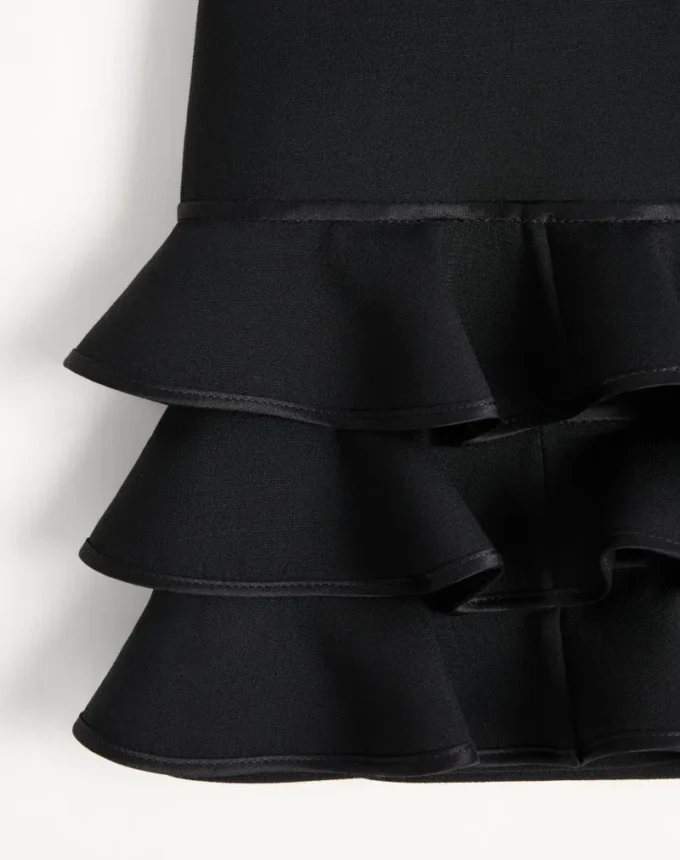 Krótka spódnica z krepy Couture Krótka spódnica z krepy Couture