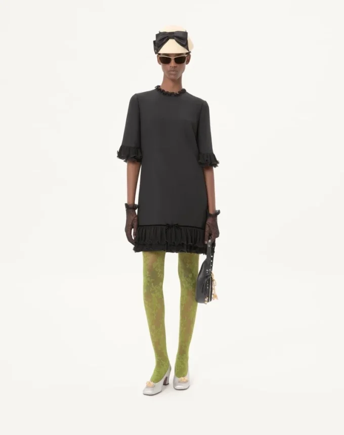 Krótka sukienka Crepe Couture